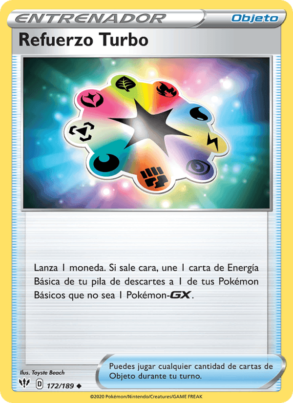 Refuerzo Turbo, card 172 from Oscuridad Incandescente