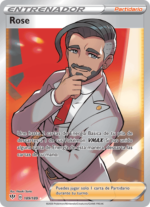 Rose, card 189 from Oscuridad Incandescente