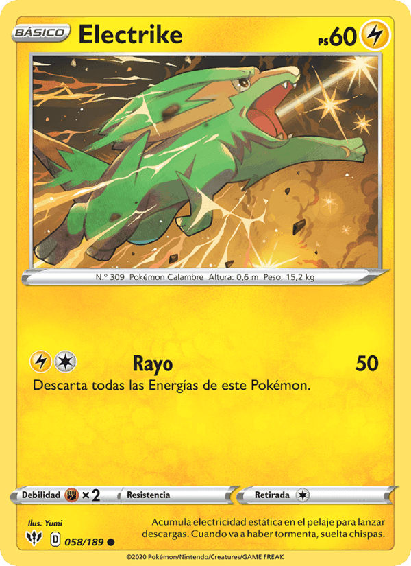 Electrike, carta 58 de Oscuridad Incandescente