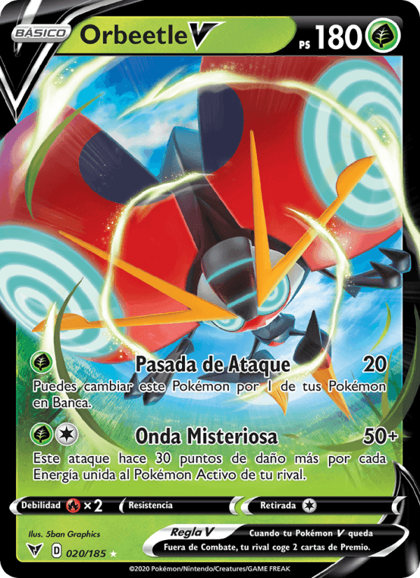 Orbeetle V, carta 20 de Voltaje Vívido