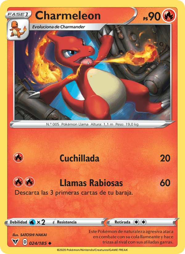 Charmeleon, carta 24 de Voltaje Vívido