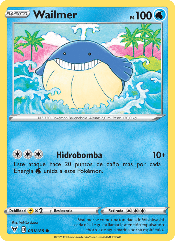 Wailmer, carta 31 de Voltaje Vívido