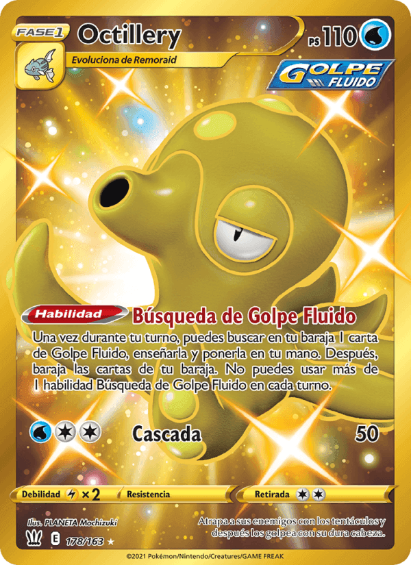 Octillery, carta 178 de Estilos de Combate