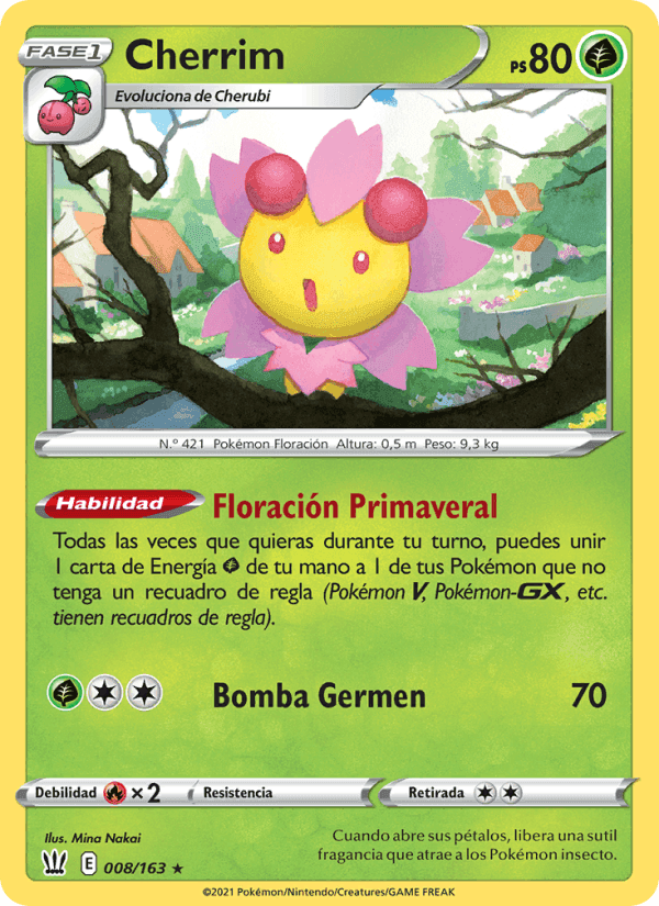 Cherrim, carte 8 de Estilos de Combate