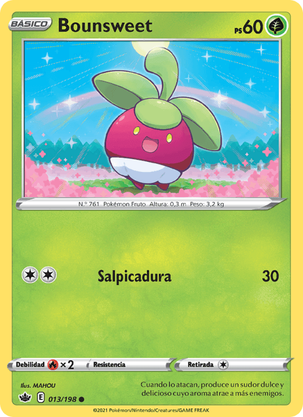 Bounsweet, carta 13 di Reinado Escalofriante