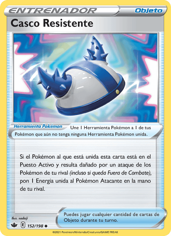 Casco Resistente, card 152 from Reinado Escalofriante