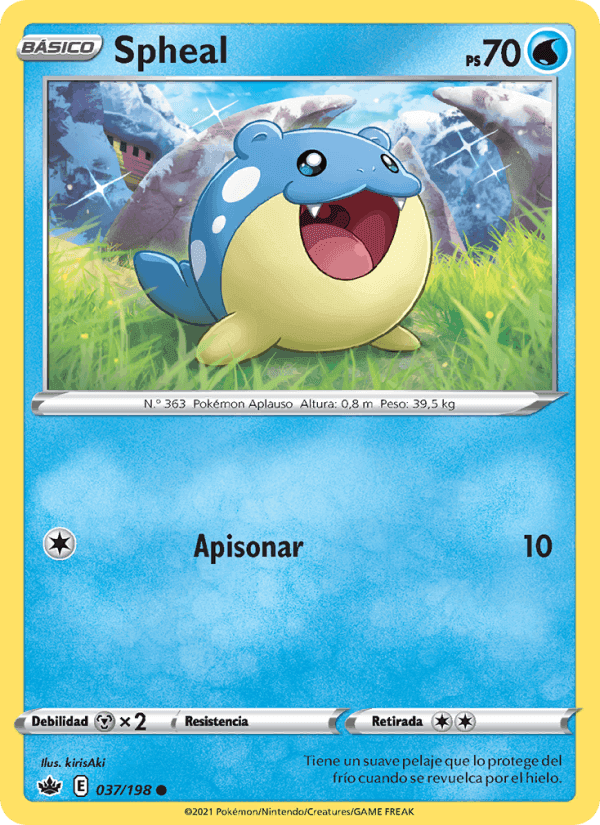 Spheal, carta 37 di Reinado Escalofriante
