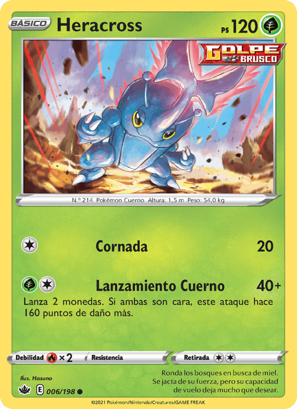Heracross, carta 6 di Reinado Escalofriante