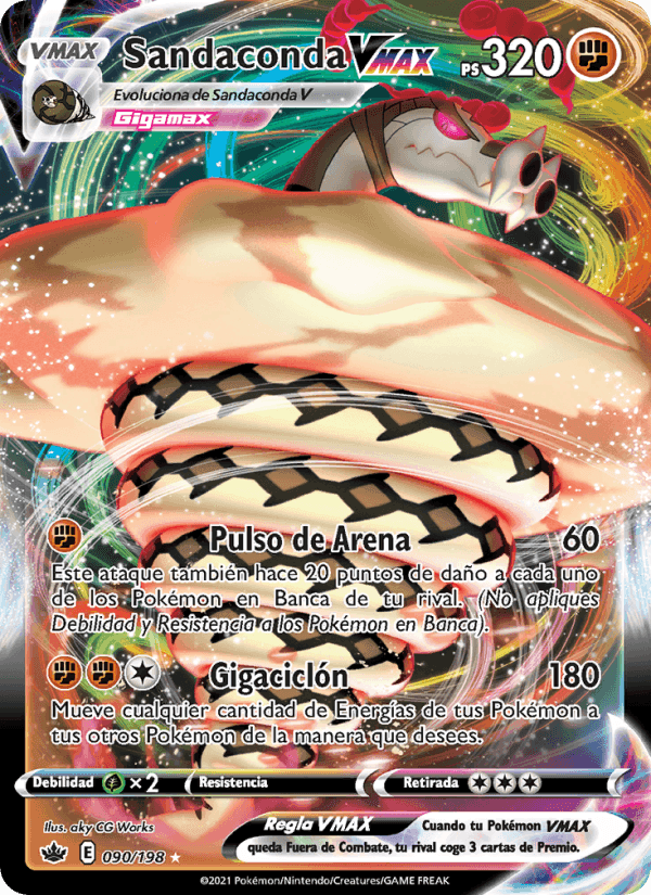Sandaconda VMAX, card 90 from Reinado Escalofriante