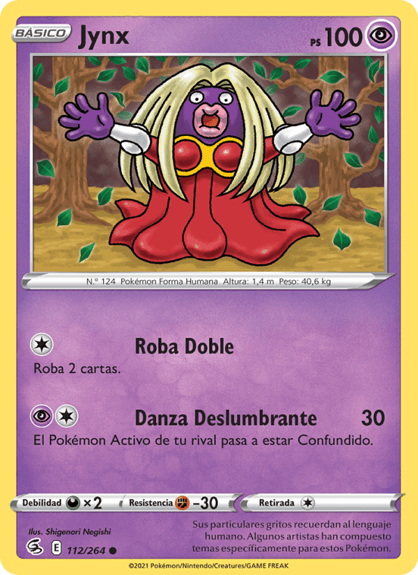 Jynx, card 112 from Golpe Fusión