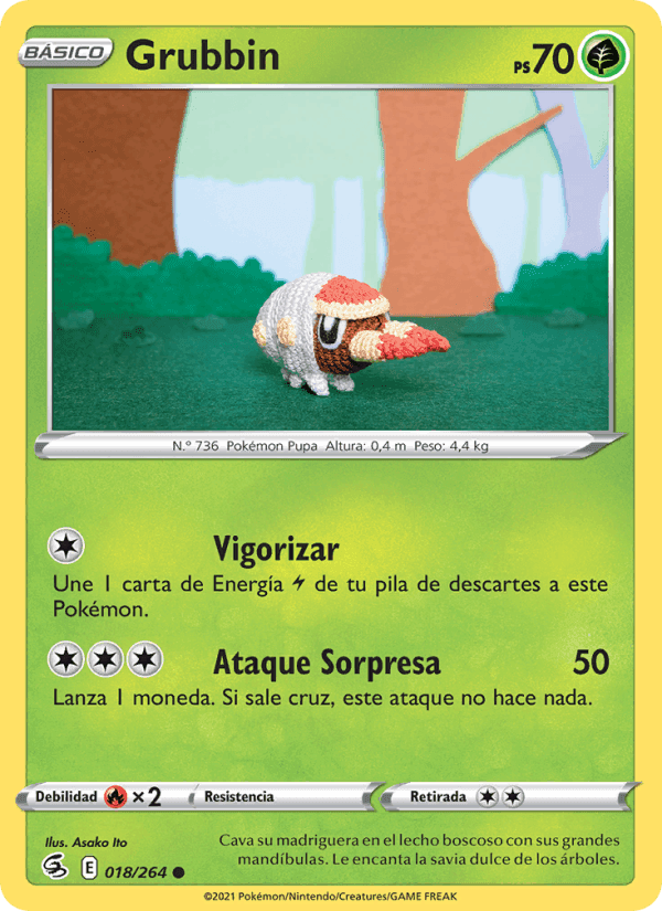 Grubbin, carta 18 di Golpe Fusión