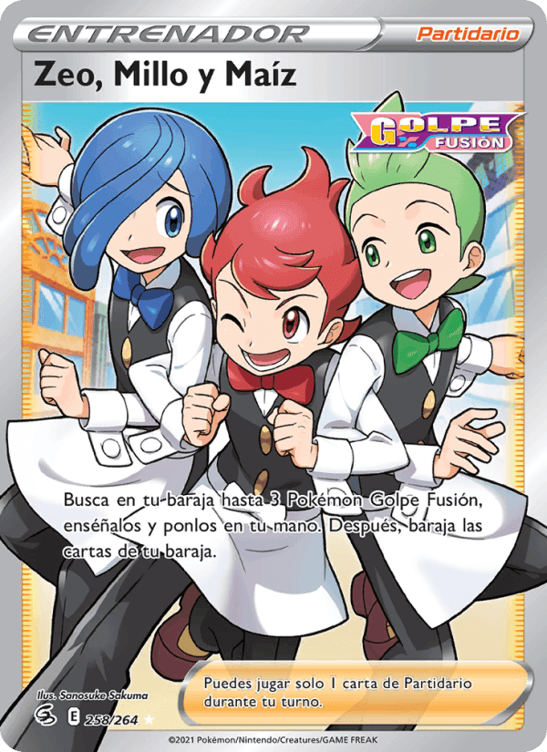 Zeo, Millo y Maíz, card 258 from Golpe Fusión