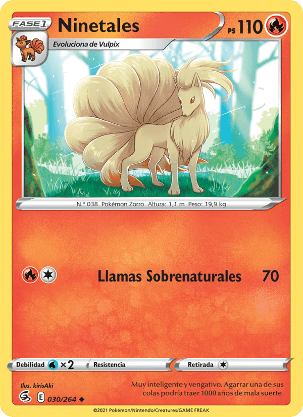 Ninetales, carta 30 di Golpe Fusión