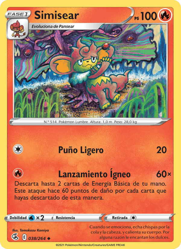 Simisear, card 38 from Golpe Fusión