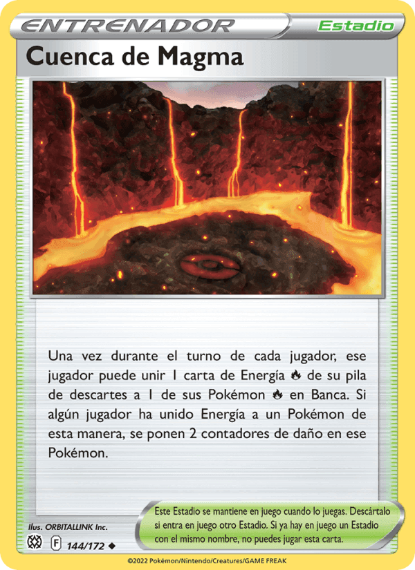 Cuenca de Magma, card 144 from Astros Brillantes