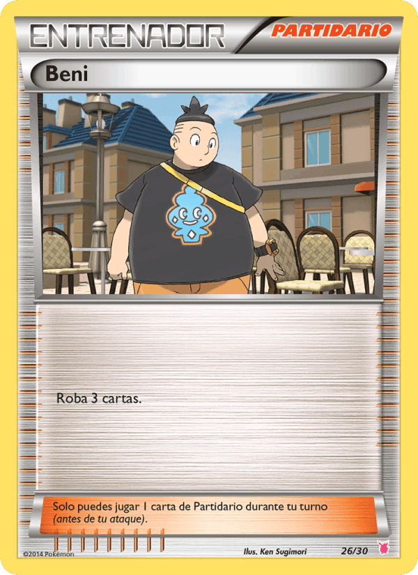 Beni, carta 26 de Kit de Entrenador XY (Wigglytuff)