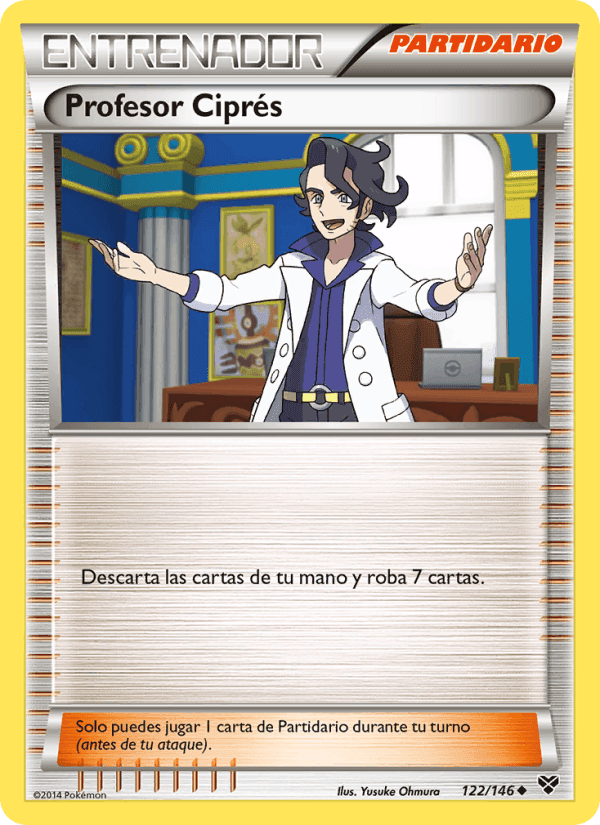 Profesor Ciprés, card 122 from XY