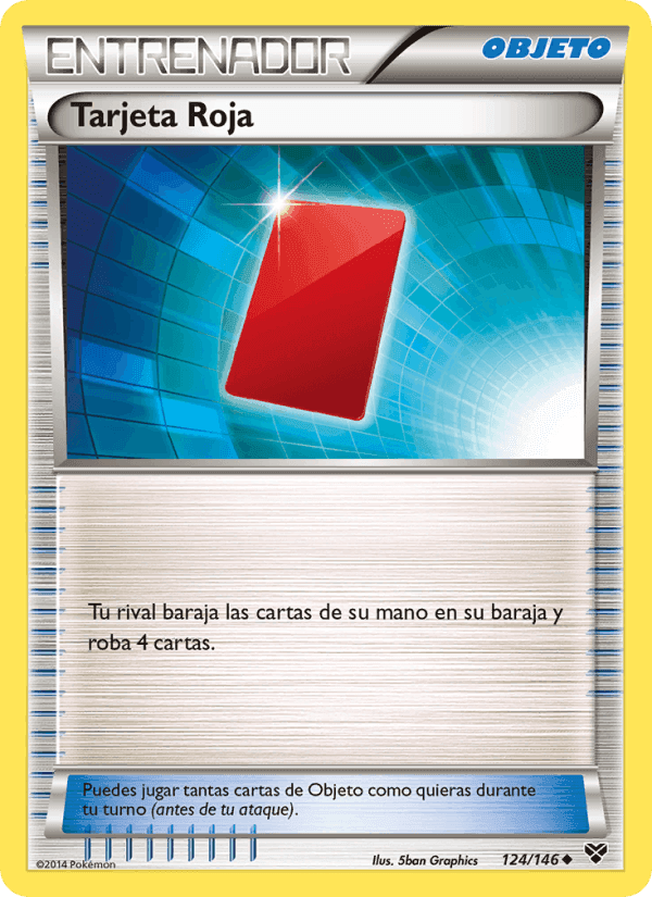 Tarjeta Roja, carta 124 di XY