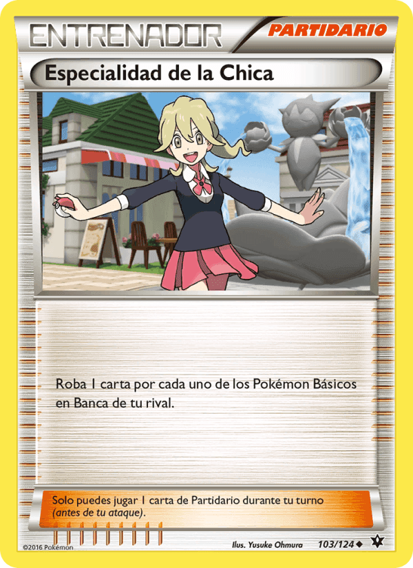 Especialidad de la Chica, card 103 from Destinos Enfrentados