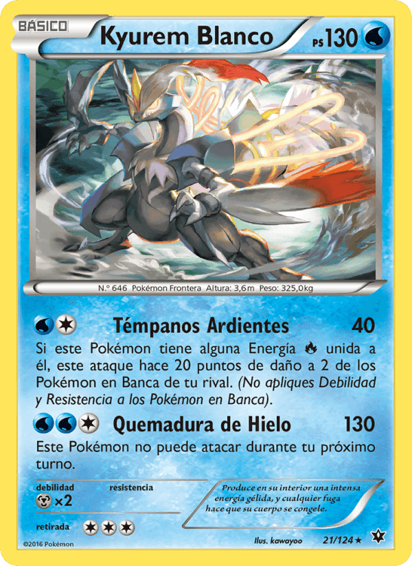 Kyurem Blanco, carta 21 de Destinos Enfrentados