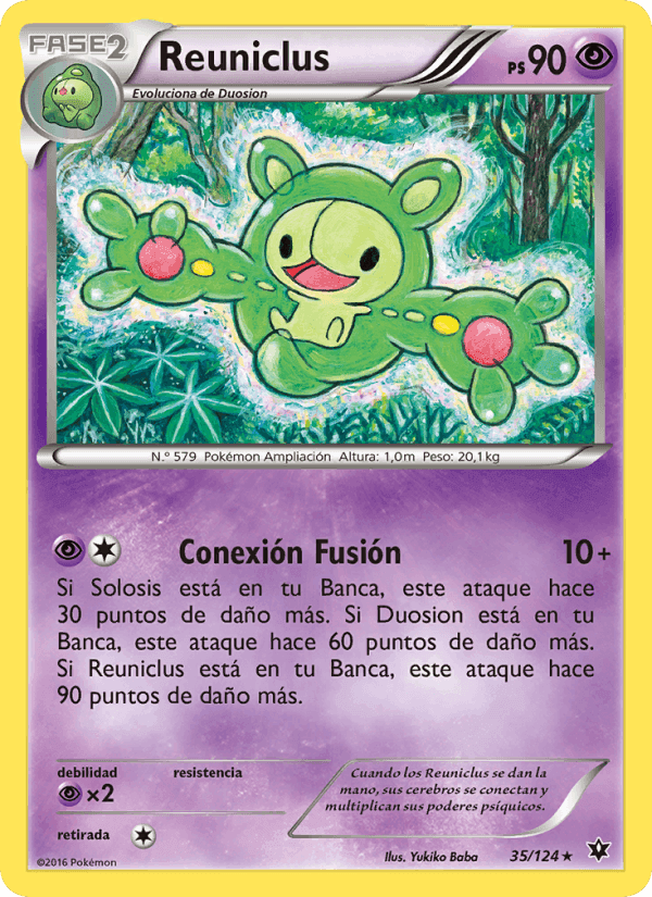 Reuniclus, carta 35 de Destinos Enfrentados