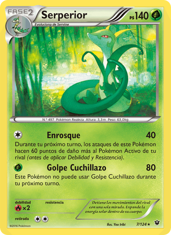 Serperior, carte 7 de Destinos Enfrentados