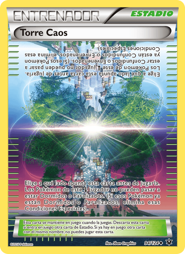 Torre Caos, card 94 from Destinos Enfrentados