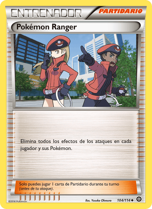 Pokémon Ranger, card 104 from Asedio de Vapor