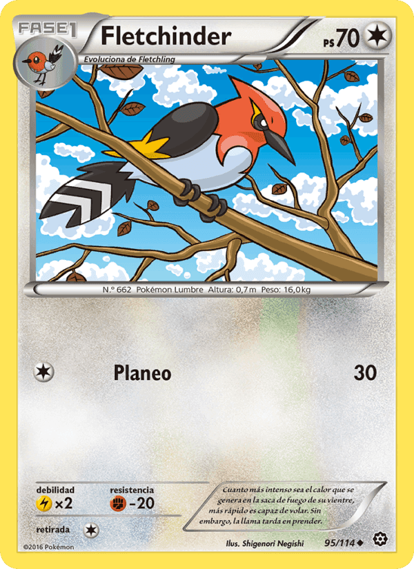 Fletchinder, card 95 from Asedio de Vapor