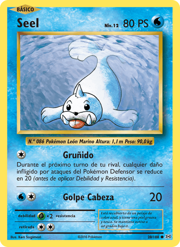 Seel, carta 28 de Evoluciones