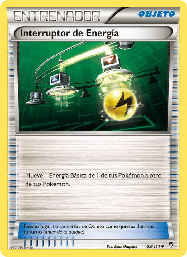 Interruptor de Energía, card 89 from Puños Furiosos
