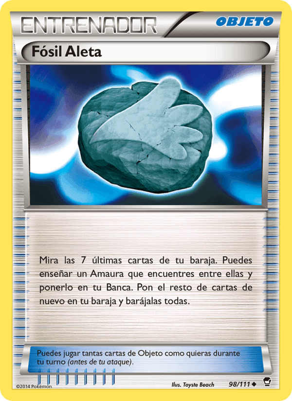 Fósil Aleta, carte 98 de Puños Furiosos
