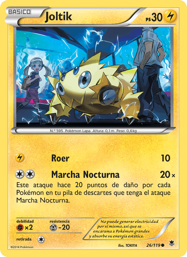 Joltik, carta 26 de Fuerzas Fantasmales