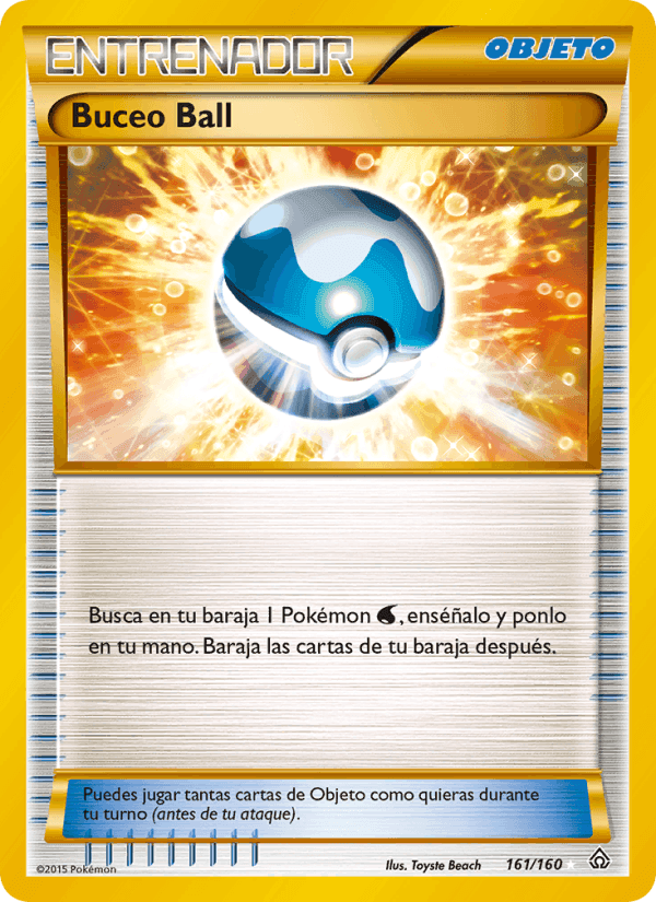 Buceo Ball, card 161 from Duelos Primigenios