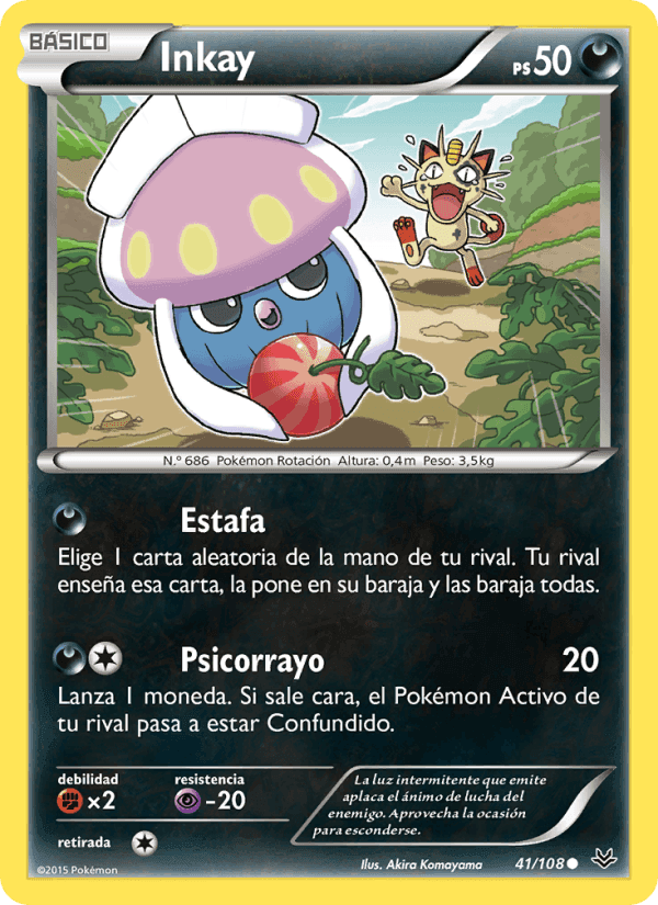 Inkay, carta 41 de Cielos Rugientes