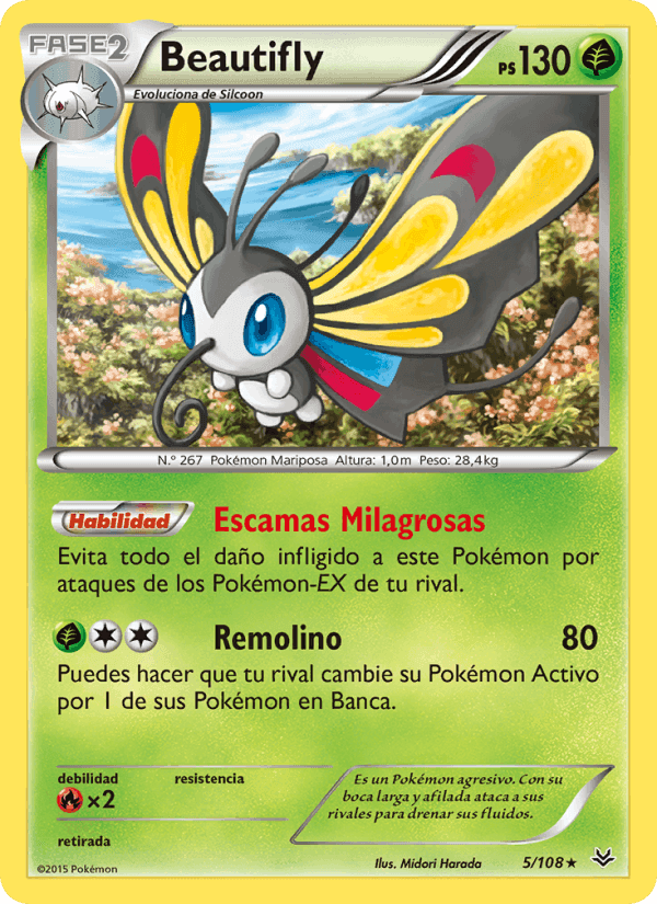 Beautifly, carta 5 de Cielos Rugientes