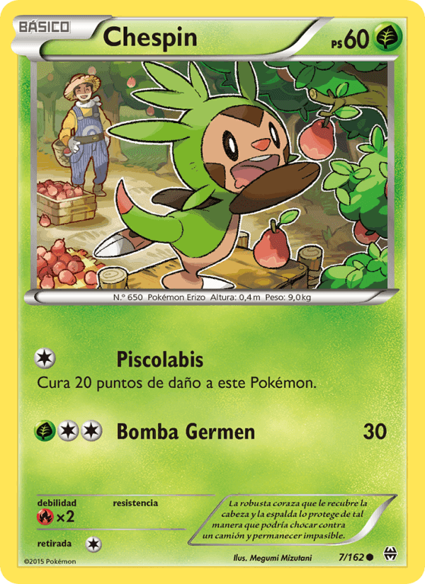 Chespin, carta 7 de Turbo Impulso