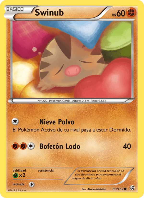 Swinub, carte 80 de Turbo Impulso