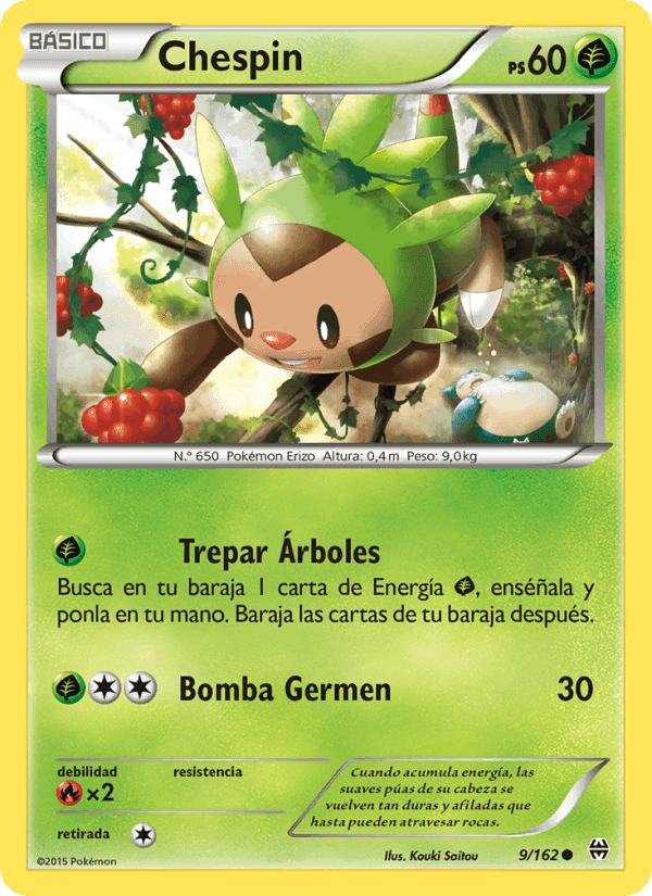 Chespin, carta 9 de Turbo Impulso