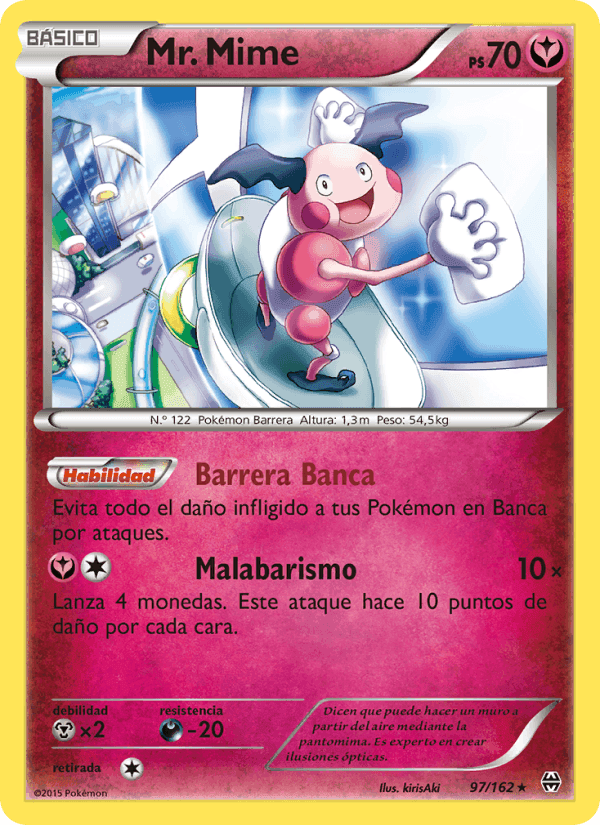 Mr. Mime, carte 97 de Turbo Impulso
