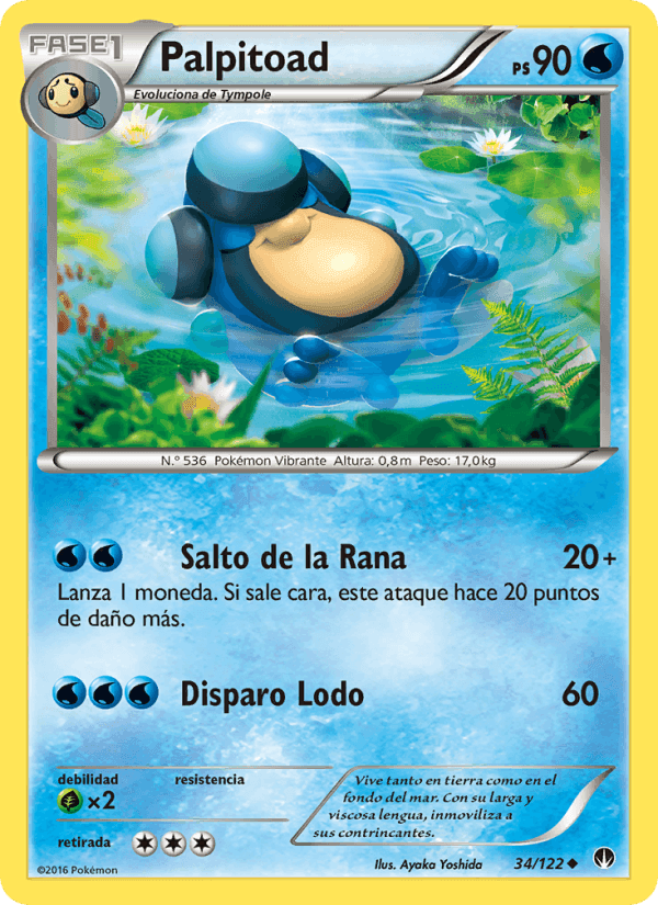 Palpitoad, carta 34 de TURBOLímite
