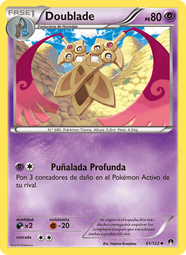 Doublade, card 61 from TURBOLímite