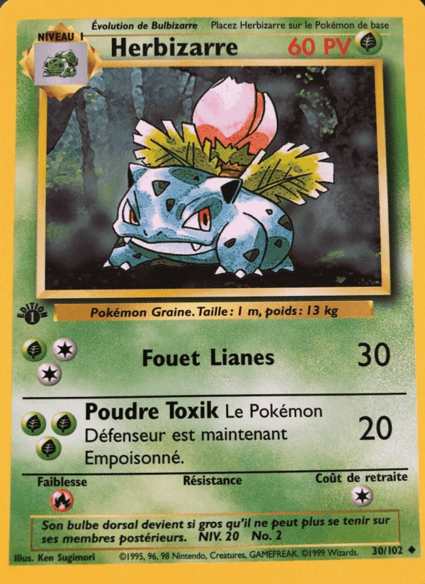 Herbizarre, carte 30 de Set de Base