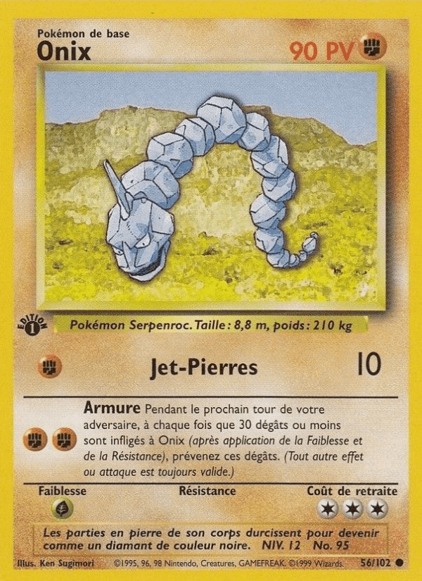 Onix, carte 56 de Set de Base
