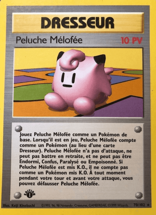 Peluche Mélofée, carta 70 di Set de Base