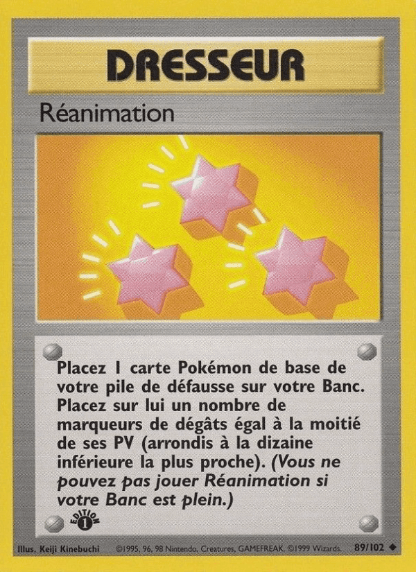 Réanimation, carte 89 de Set de Base