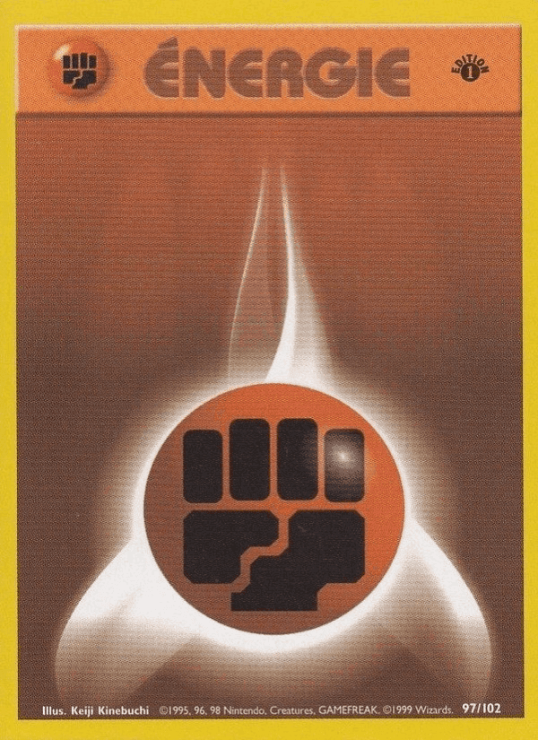 Énergie Combat, carte 97 de Set de Base