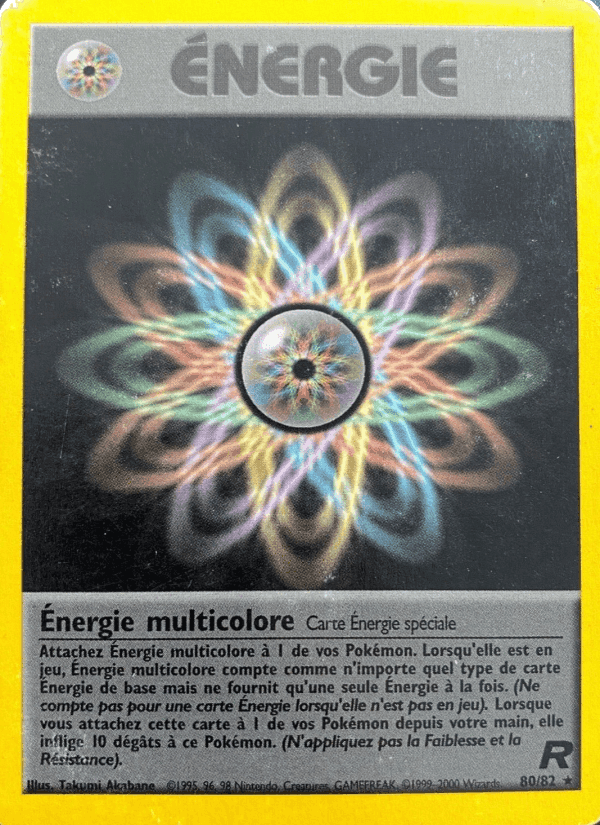 Énergie multicolore, carte 80 de Team Rocket