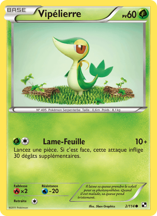 Vipélierre, carta 2 di Noir & Blanc