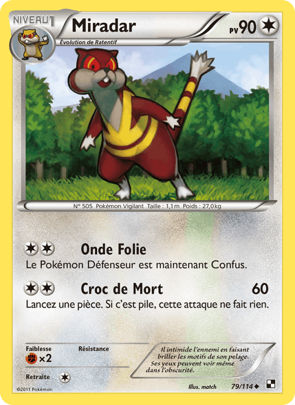 Miradar, carte 79 de Noir & Blanc